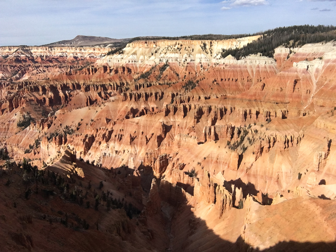 Various rock formations at Cedar Breaks National Park.